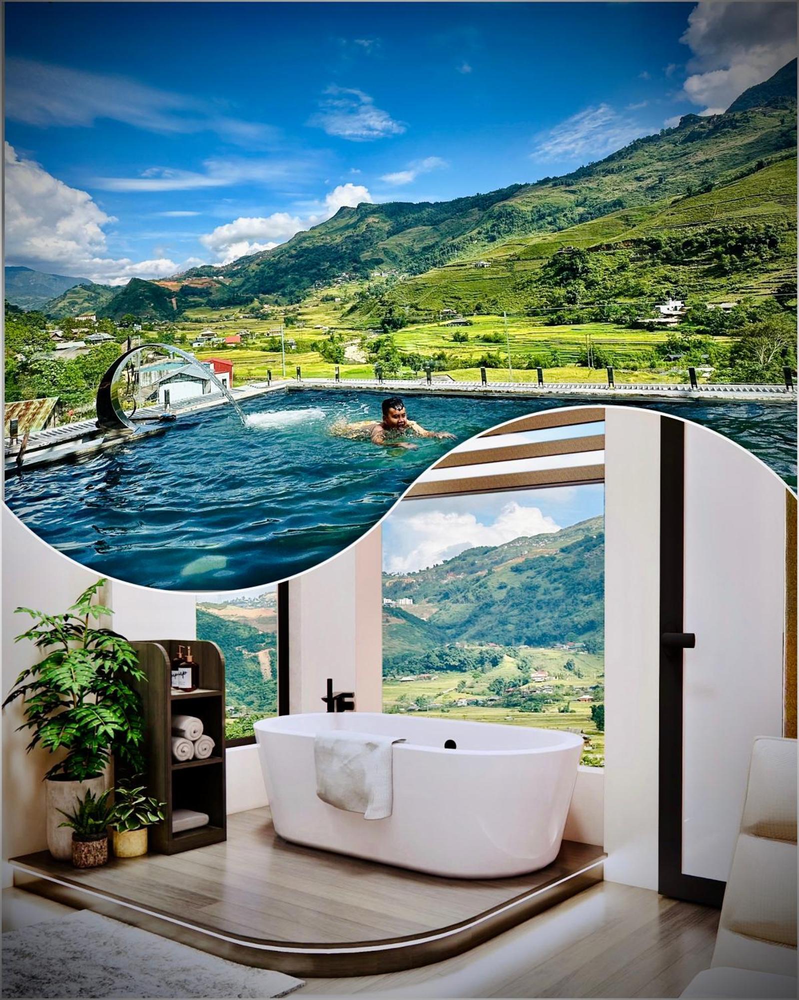 Boutique En Hotel Sapa Bagian luar foto