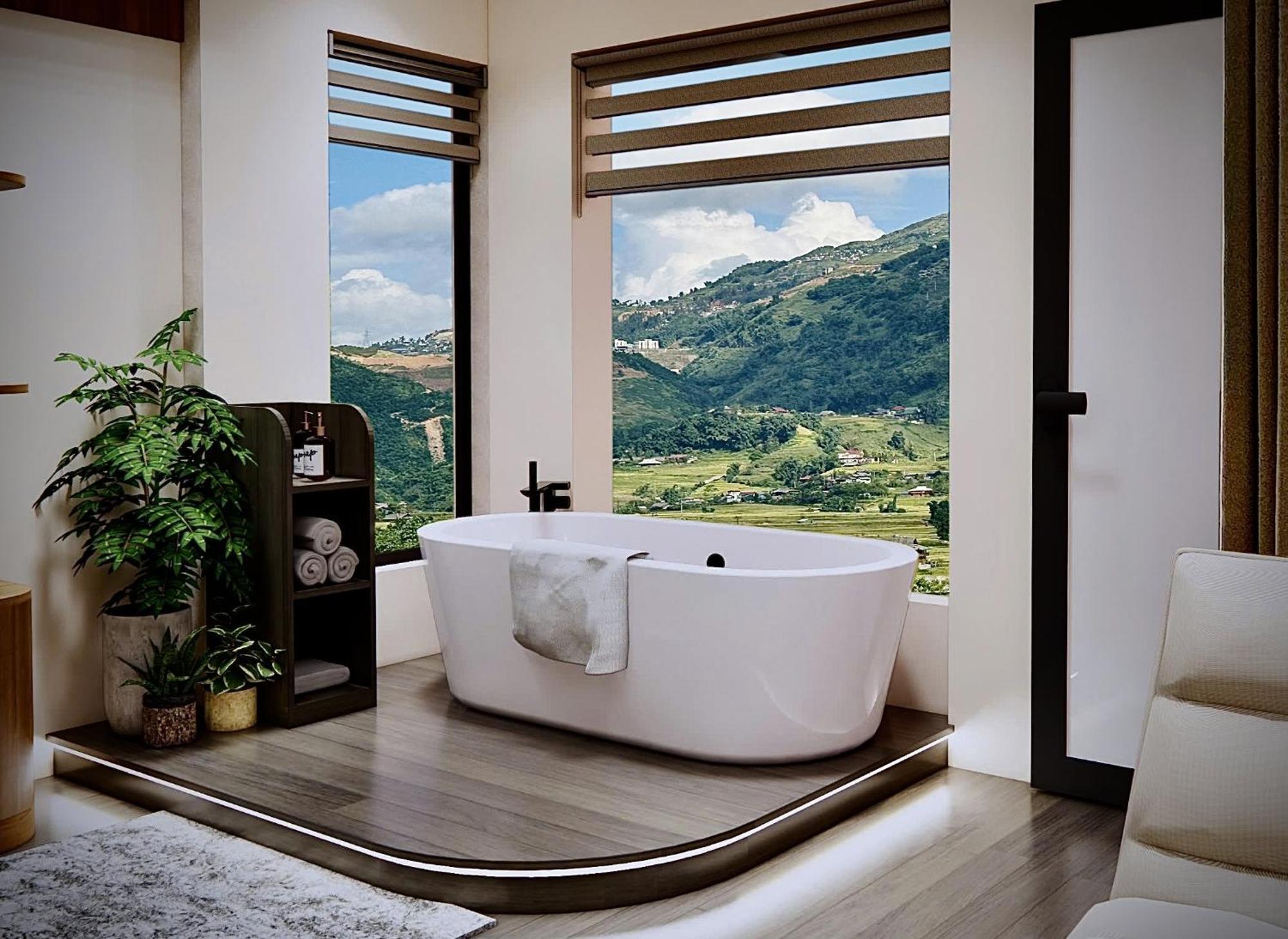 Boutique En Hotel Sapa Bagian luar foto