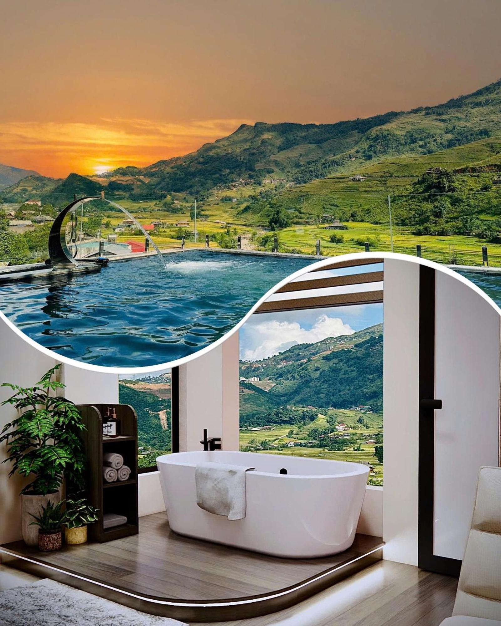 Boutique En Hotel Sapa Bagian luar foto